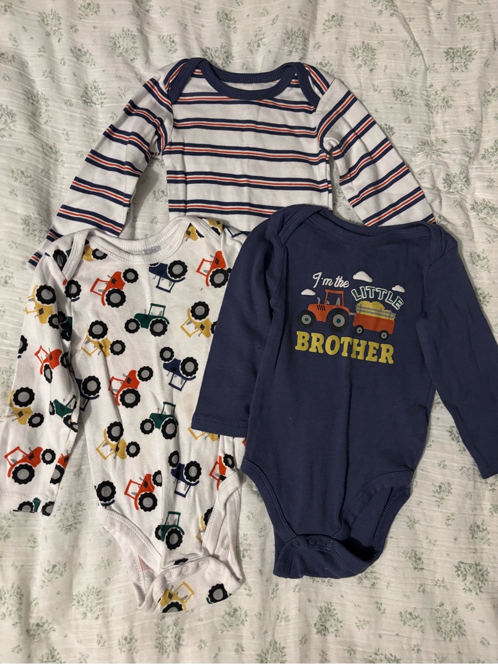 Baby Boy 3 piece Bodysuit Set